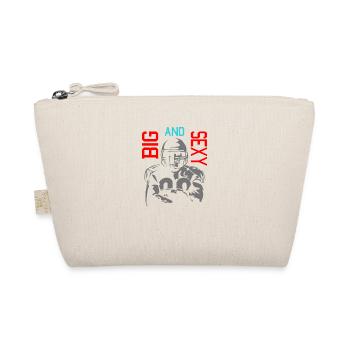 Big and Sexy American Football - Organic Pouch - nature - Front