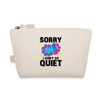 Sorry I Don't Do Quite Cheerleader Sports Cheering - Bio-Täschchen - Natur - Vorne