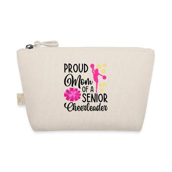 I'm A Proud Mom Of A Freaking Awesome Cheerleader - Bio-Täschchen - Natur - Vorne