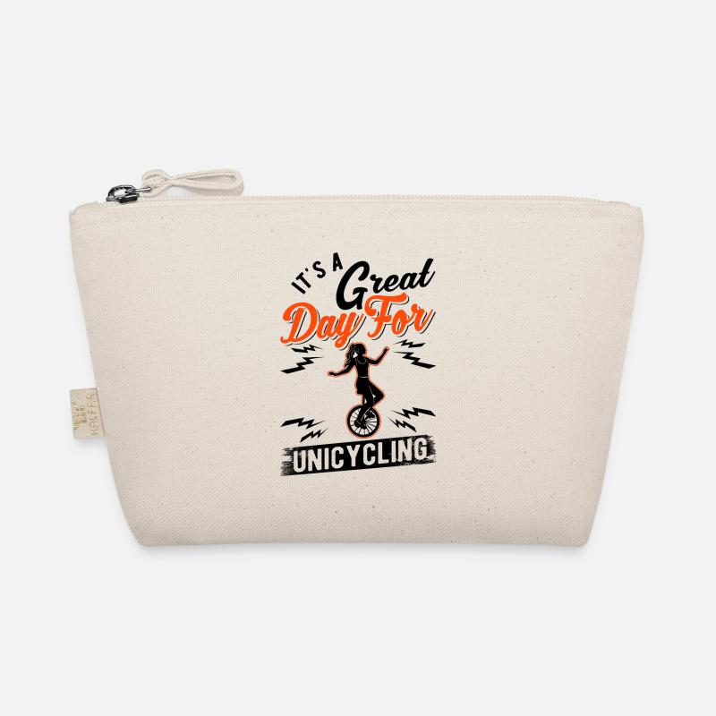 Guter Tag zum Einradfahren Einrad Mädchen Bio-Täschchen