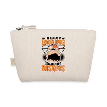 Buffalo Gift Bison Water Buffalo Buffalo - Organic Pouch - nature - Front