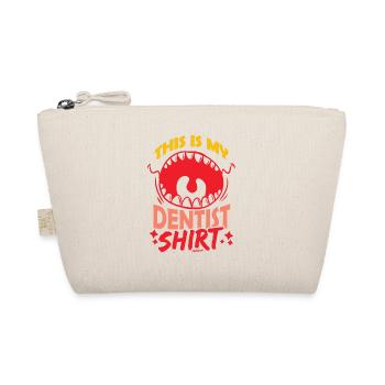 T-Shirt für Zahnarzt und Zahnärzte - Bio-Täschchen - Natur - Vorne