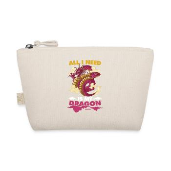All I Need Is My Dragon - Bio-Täschchen - Natur - Vorne