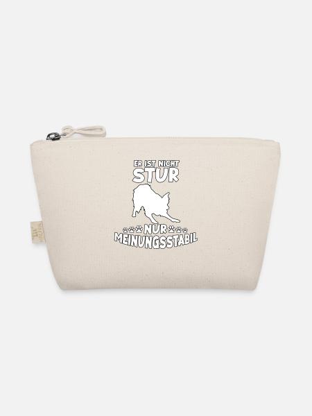 Border Collie Hunde Fan Motiv Lustiges Collie - Bio-Täschchen - Natur