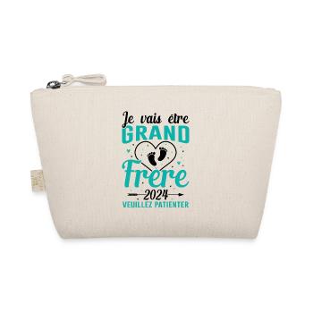 Je Vais Être Grand Frère 2024 - Trousse biologique - nature - Devant