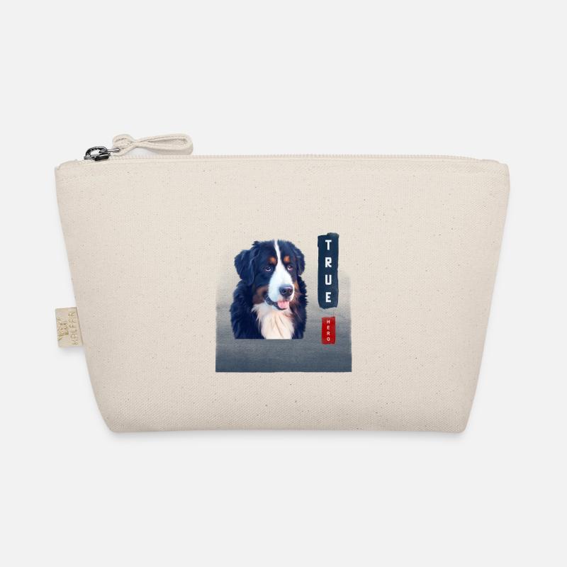 Berner Sennenhund True Hero - Bio-Täschchen - Natur