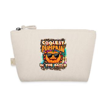Coolest Pumpkin in The Patch Halloween - Organic Pouch - nature - Front