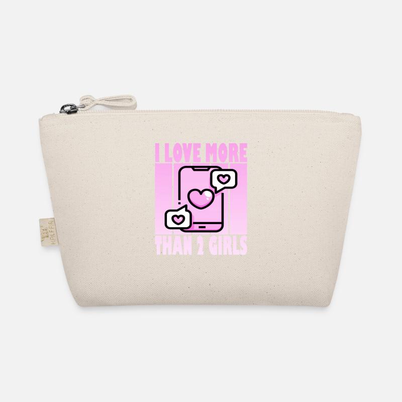 I love more than 2 girls - Polyamor Organic Pouch