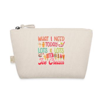 Ice Cream Cone Popsicle What I - Organic Pouch - nature - Front