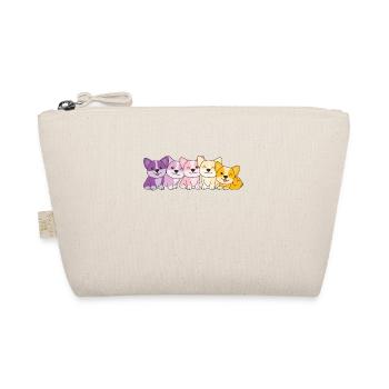 trixic Flag Corgi Pride LGBTQ cute dogs - Organic Pouch - nature - Front