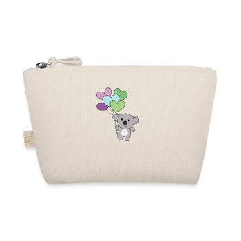 Toric Flagge Ballon Herzen Pride LGBTQ Koala - Bio-Täschchen - Natur - Vorne