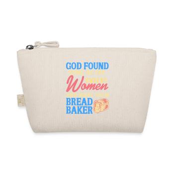 God Found Some Of The Cutest Women Cute Baker - Organic Pouch - nature - Front