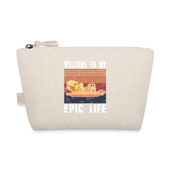 Retro Vintage Welcome To My Epic Life Baker Tea - Organic Pouch - nature - Front