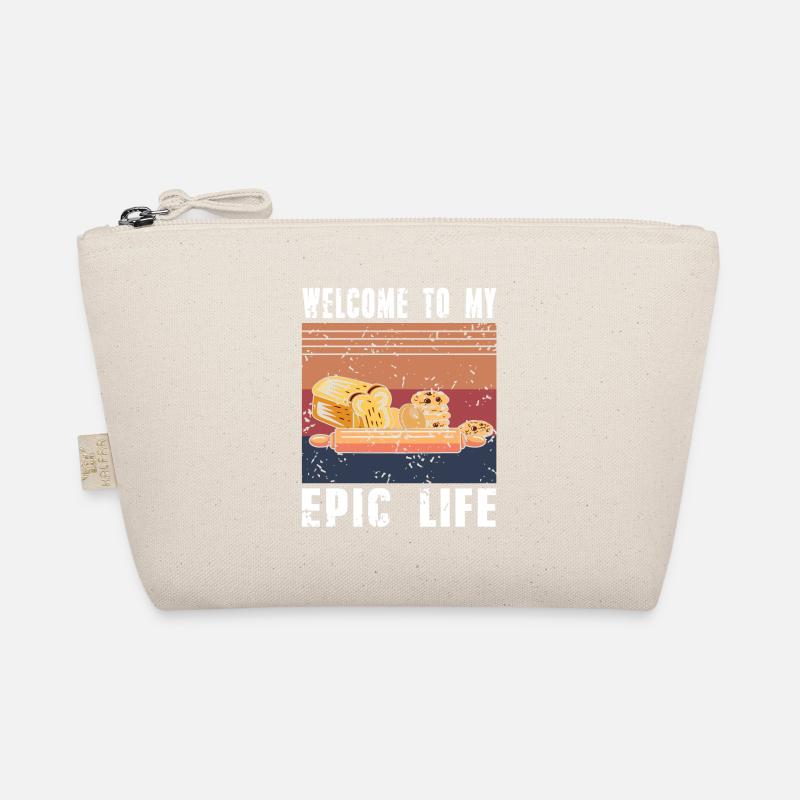 Retro Vintage Welcome To My Epic Life Baker Tea Organic Pouch