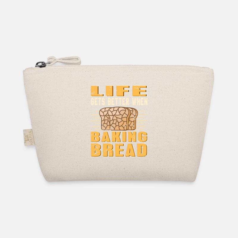 Life Gets Better When Baking Bread Vintage Tee Bio-Täschchen