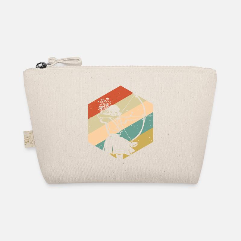 Retro Vintage Archer Organic Pouch