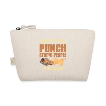 I Bake So I Don't Punch Stupid People Funny - Organic Pouch - nature - Front