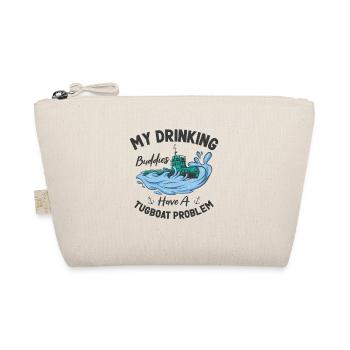 Tugboat Drinking Buddies Alcohol Tugboat Captain - Organic Pouch - nature - Front