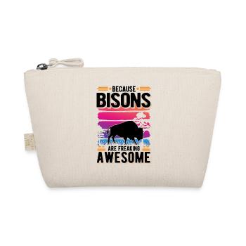 Buffalo Gift Bison Water Buffalo Buffalo - Organic Pouch - nature - Front