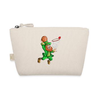 Kobold Basketball St Patricks Day Fan Kids Outfit - Organic Pouch - nature - Front