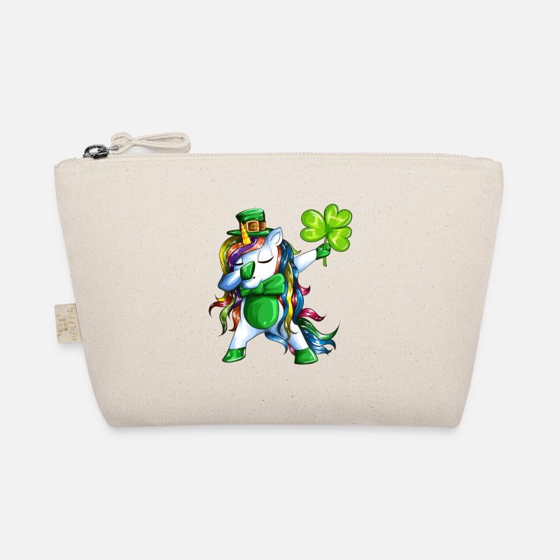 Dab to St Patrick Day Unicorn makes Dabbing Organic Pouch
