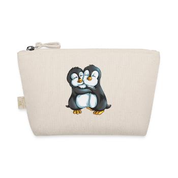 Deux manchots empereurs câlins de Nouvelle-Zélande - Trousse biologique - nature - Devant