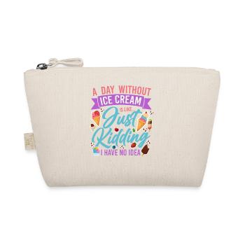 Cornet de crème glacée Popsicle un jour - Trousse biologique - nature - Devant