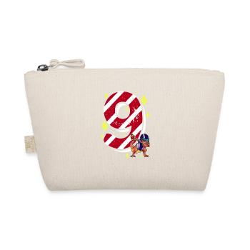 9 ans Dinosaur American Football 9ème jour B - Trousse biologique - nature - Devant