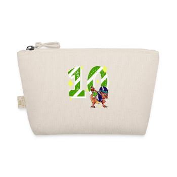 10 ans Dino American Football 10ème B-day Dab - Trousse biologique - nature - Devant