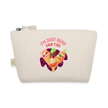 Ice Cream Cone Popsicle I'm Just - Organic Pouch - nature - Front