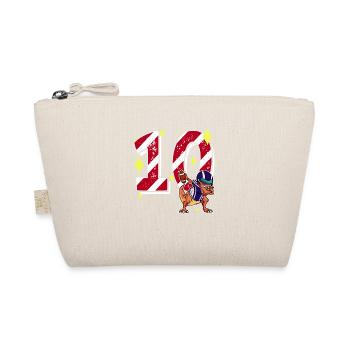 10 ans Dinosaure Football Américain 10ème B-day - Trousse biologique - nature - Devant