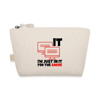 I'm Just In It For The Cache 2 - Organic Pouch - nature - Front