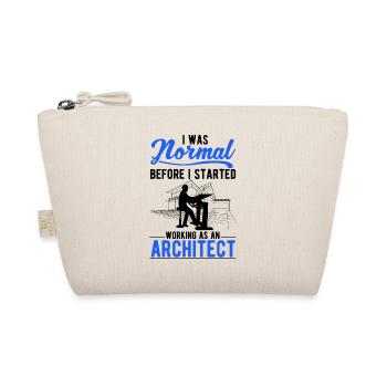 Architekt Geschenk Innenarchitekt Architektur - Bio-Täschchen - Natur - Vorne