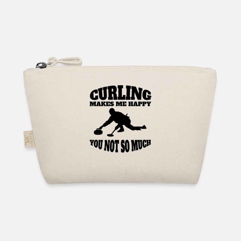 Curling Geschenk Curl Curler Curlingstein Bio-Täschchen