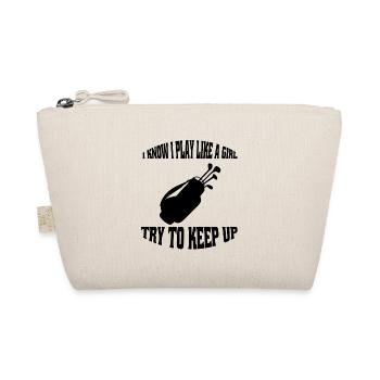 Golfer Golf Girl Golf Ball Golf Clubs - Trousse biologique - nature - Devant