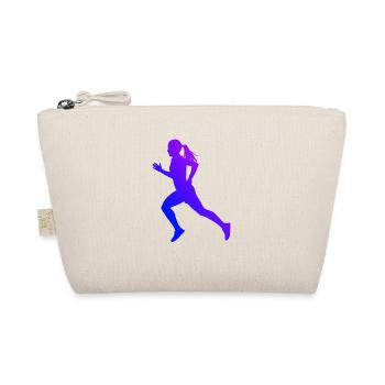 Jogging Cross Country Running Damen Fitness - Bio-Täschchen - Natur - Vorne