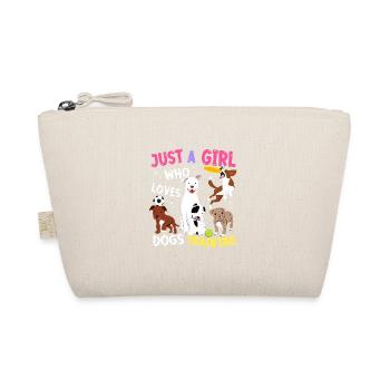 Just A Girl Who Loves Dog Training - Organic Pouch - nature - Front