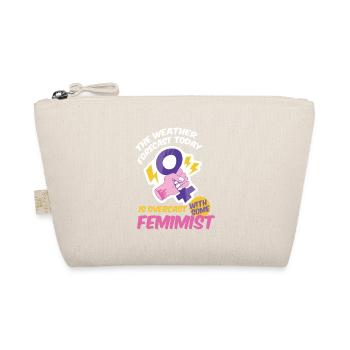 Frauen Gleichberchtigung Design und Feminist - Bio-Täschchen - Natur - Vorne