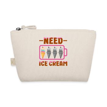 Ice Cream Battery Cone Besoin de glace - Trousse biologique - nature - Devant