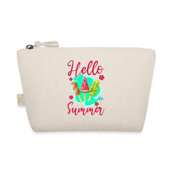 Ice Cream Popsicle Hello Summer - Organic Pouch - nature - Front