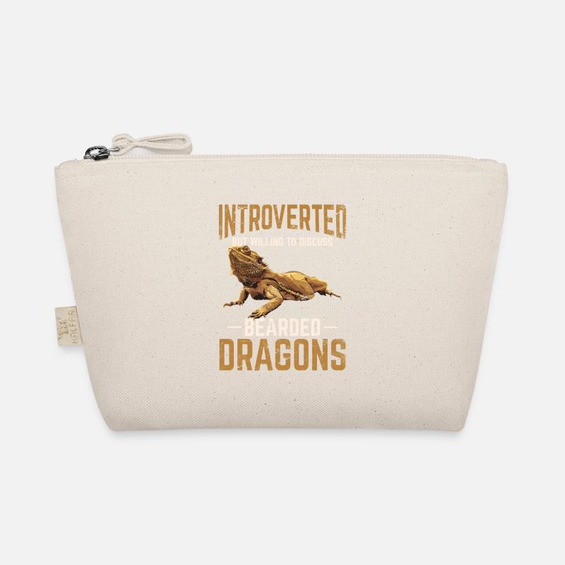 Introverted But Willing To Discuss Bearded Dragons Organic Pouch