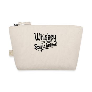 Whisky Ist Mein Geistertier Alkohol - Bio-Täschchen - Natur - Vorne