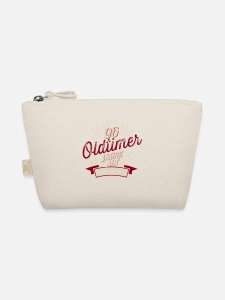 96. Geburtstag Oldtimer - Bio-Täschchen - Natur