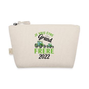 Je Vais Être Grand Frère 2022 - Trousse biologique - nature - Devant