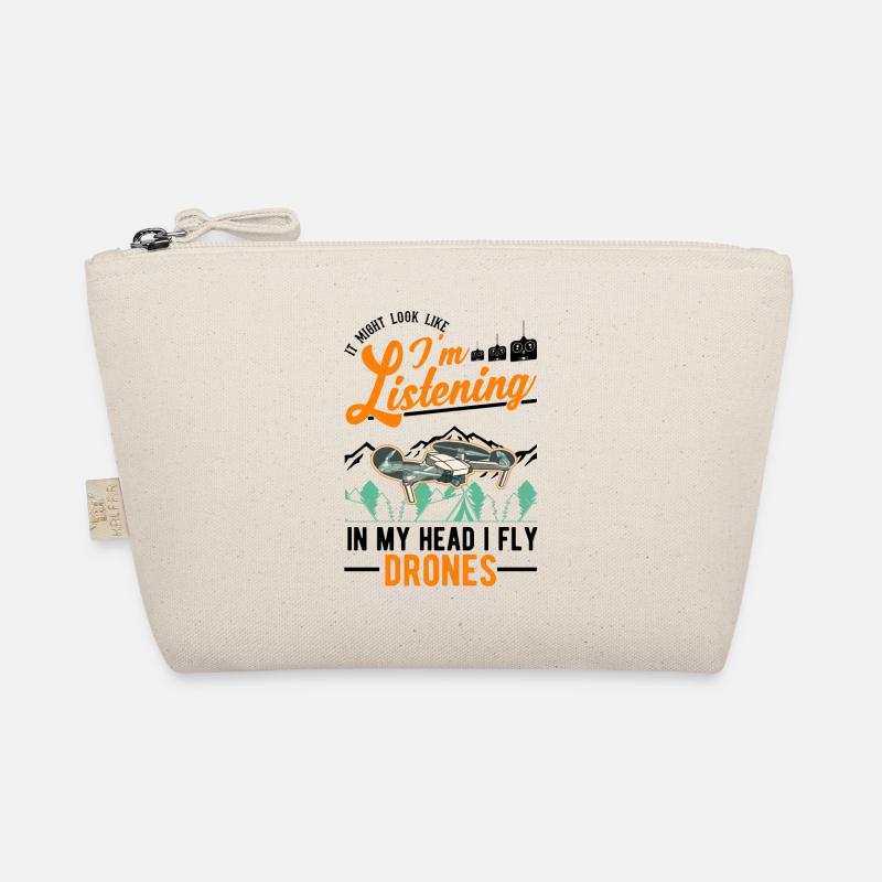 Drone Pilot Gift Drone Quadcopter Organic Pouch