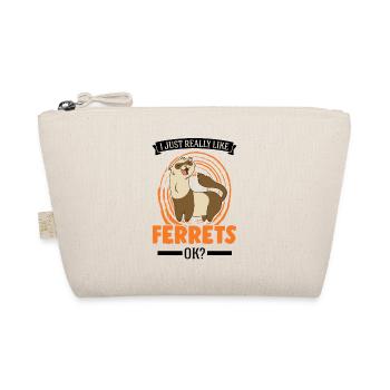 J’aime beaucoup Ferrets Frettchen - Trousse biologique - nature - Devant