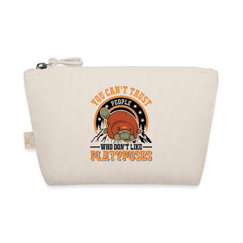 Platypus Gift Platypus - Organic Pouch - nature - Front