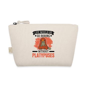 Platypus Gift Platypus - Organic Pouch - nature - Front