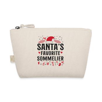 Sommelier Wine Drinking Tasting - Organic Pouch - nature - Front