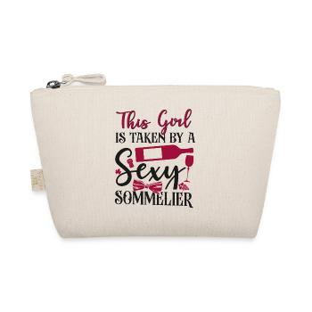 Sommelier Wine Drinking Tasting - Organic Pouch - nature - Front